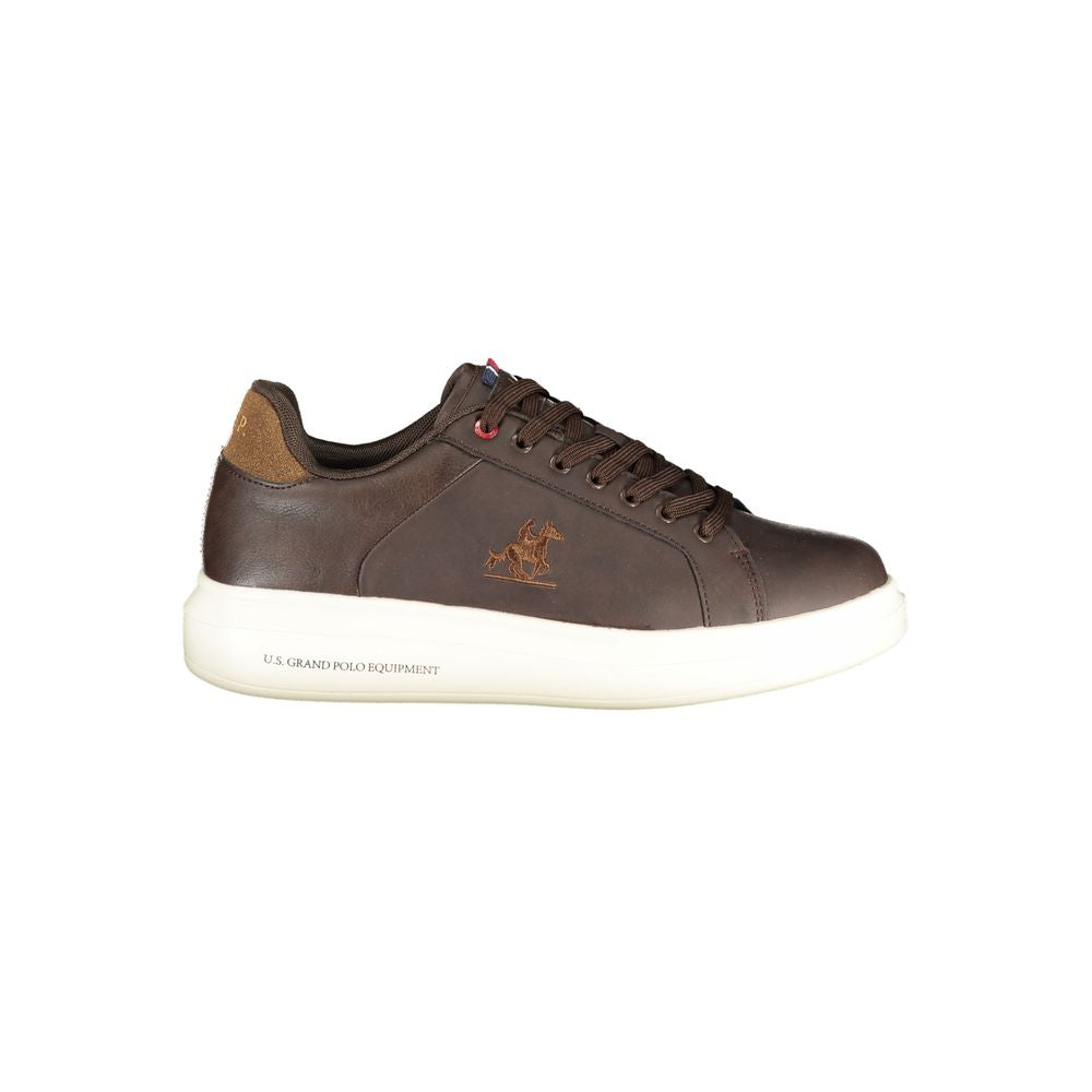 Marrone Poliuretano Men Sneaker