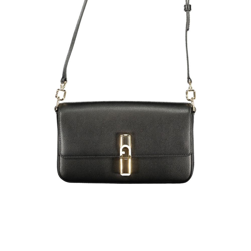 Black Leather Women Handbag