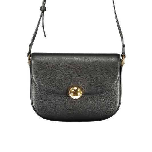 Black Leather Women Crossbody