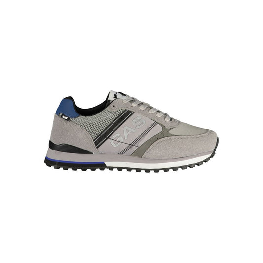 Gray Polyester Men's Sneaker