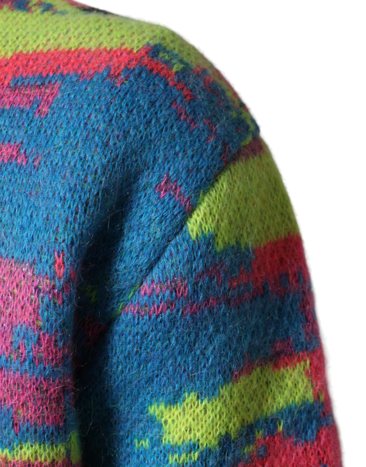 Multicolor Men Crew Neck Pullover Sweater