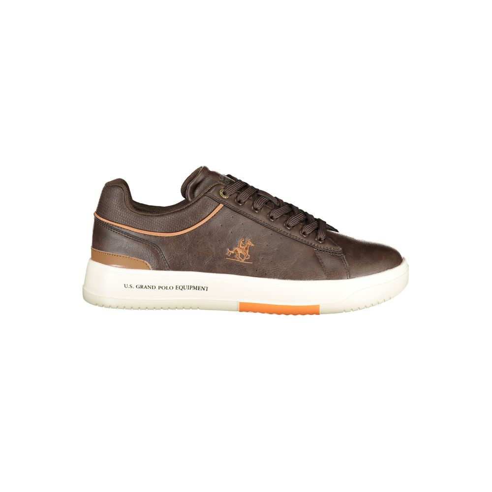 Marrone Poliuretano Men Sneaker