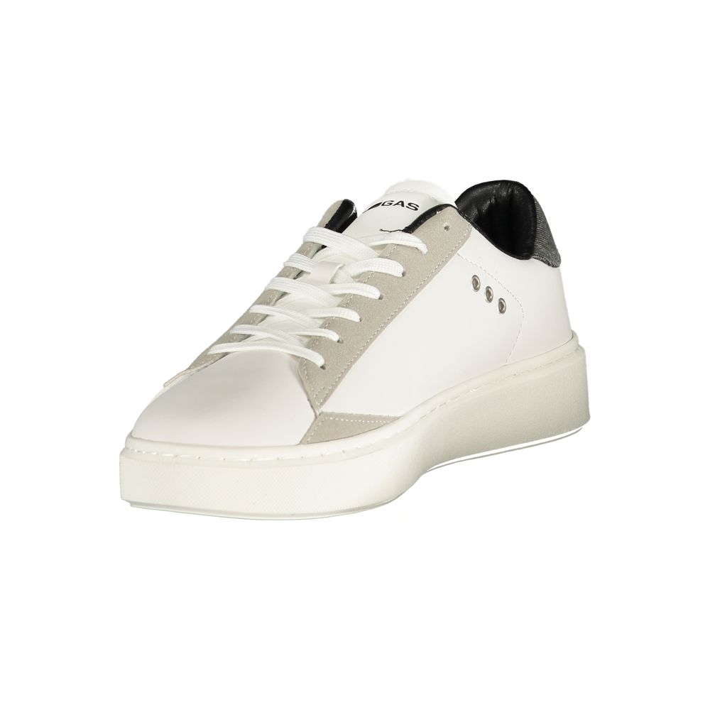Bianco Polyurethane Men Sneaker