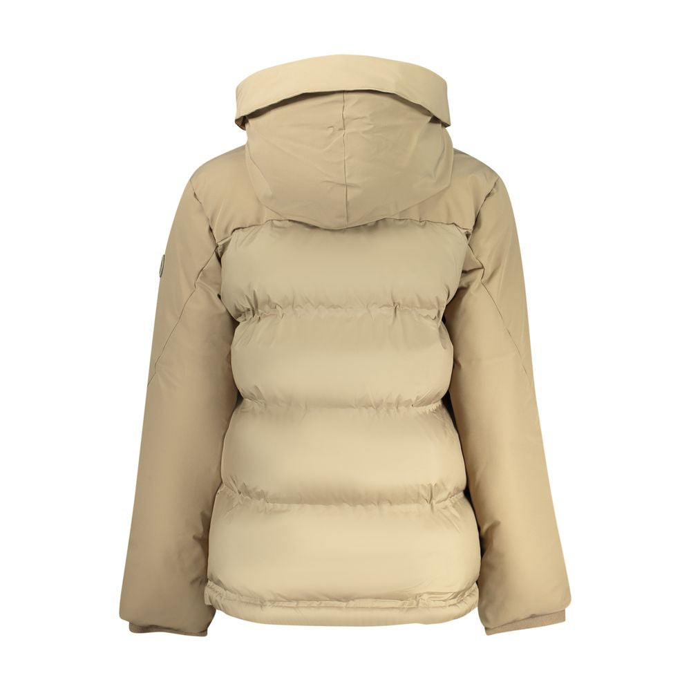 Marrone Polyester Women Jacket