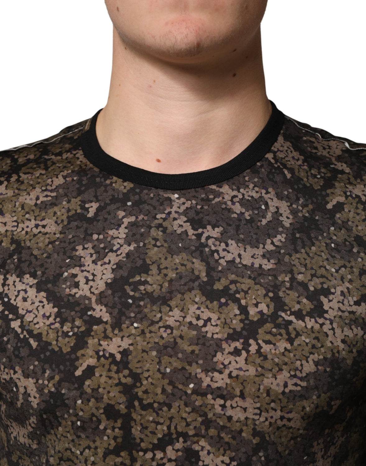 Multicolor Camouflage Long Sleeves T-shirt