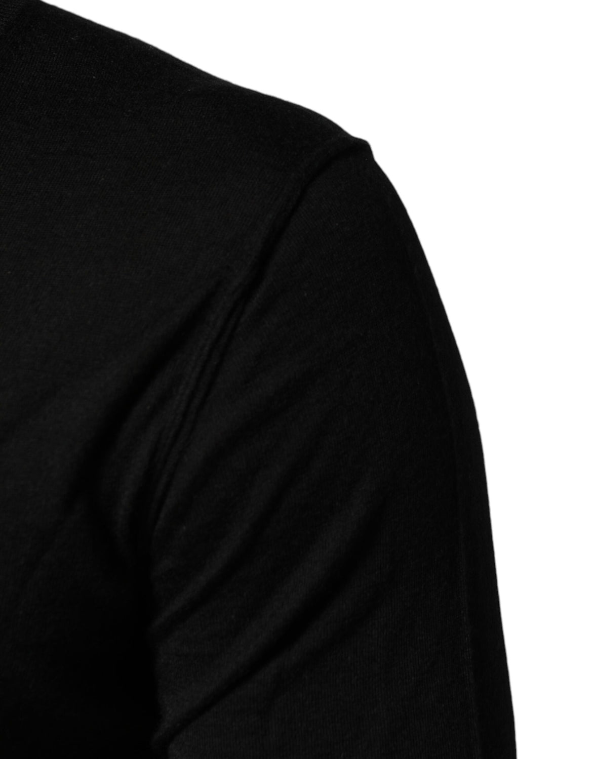 Black Cashmere V-Neck Men Pullover Sweater