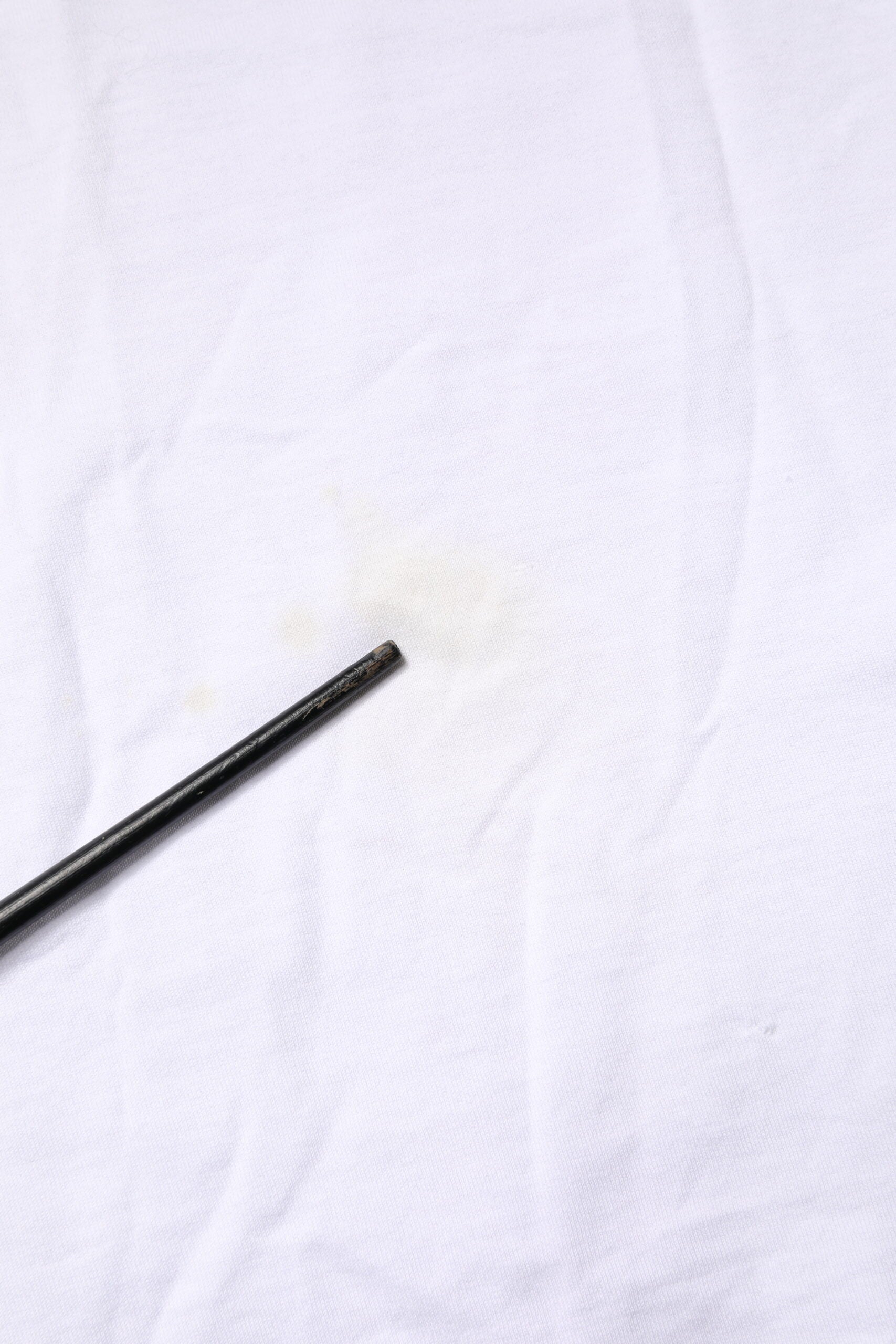 White Cotton Necklace Embellished T-shirt