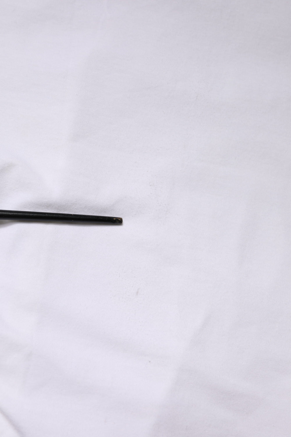 White Cotton Deep V-Neck Underwear Tee T-shirt