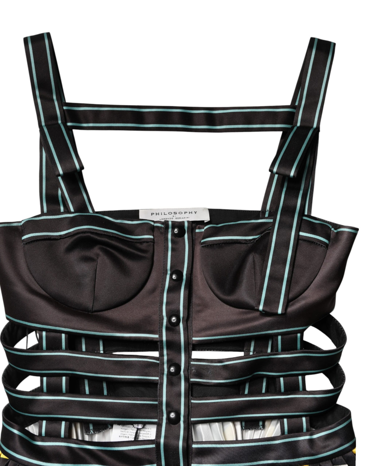 Multicolor Sleeveless A-line Dress