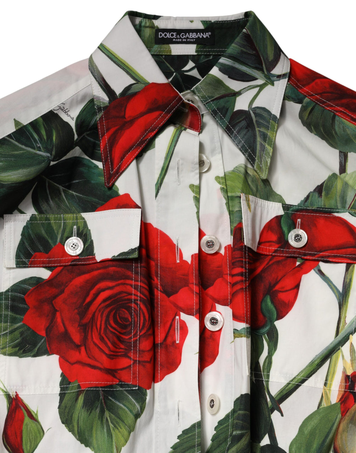 White Floral Print Cotton Jumpsuit Dress