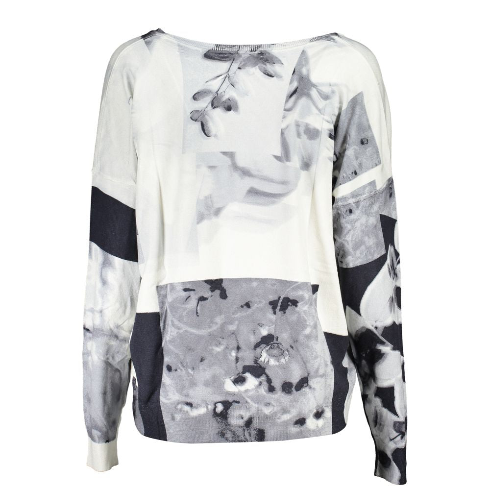 Bianco Viscosa Women Sweater