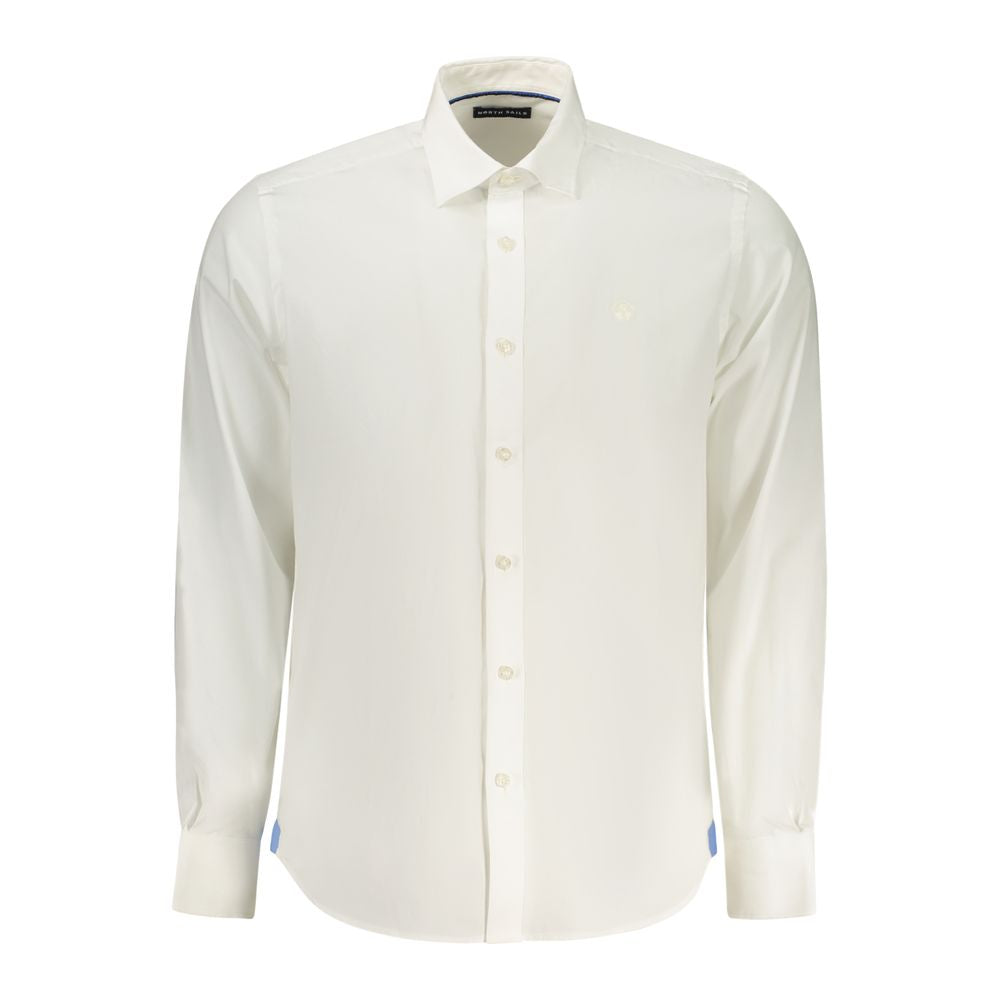 White Cotton Men's Shirt