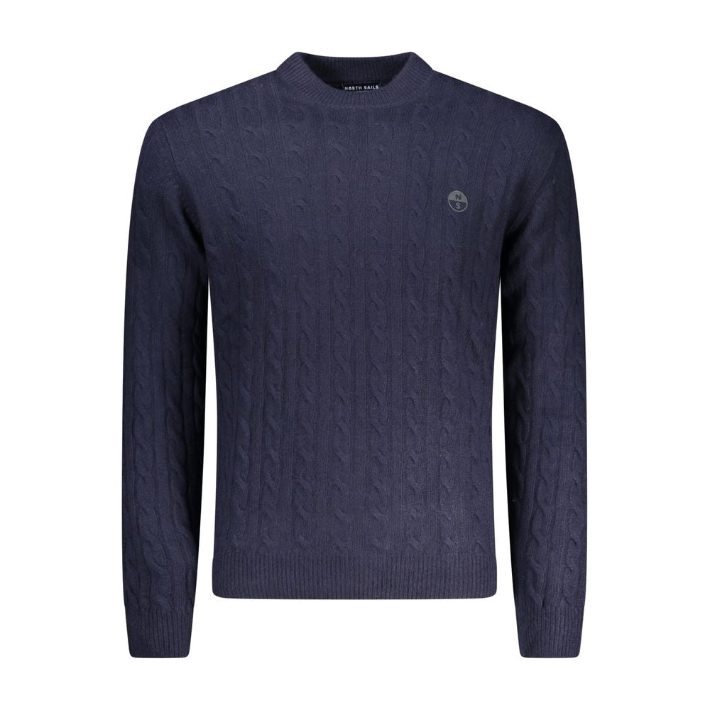 Blue Polyamide Men's Sweater