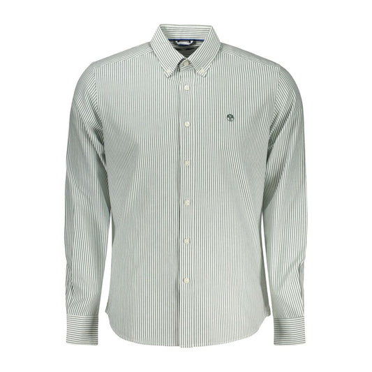 Green Cotton Men's Shirt