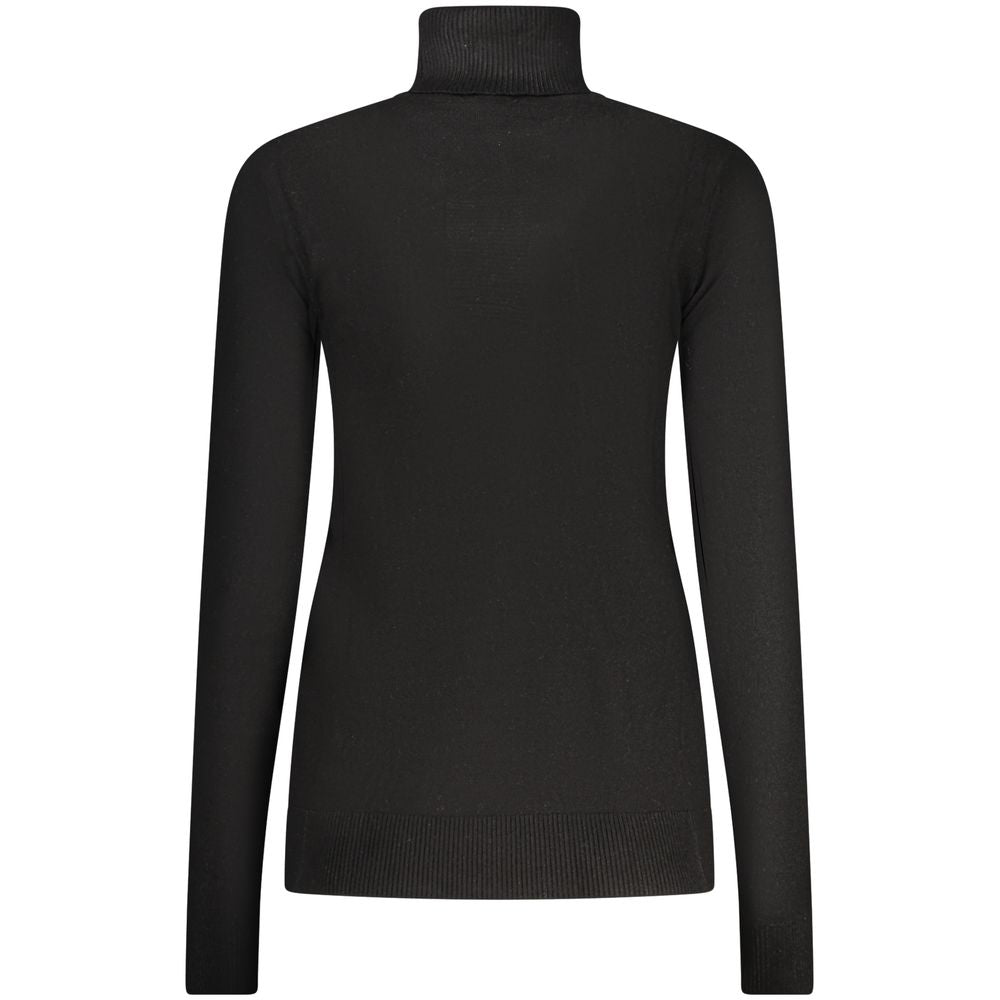 Black Viscose Women Sweater