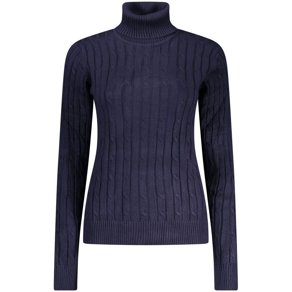 Blu Viscosa Women Sweater