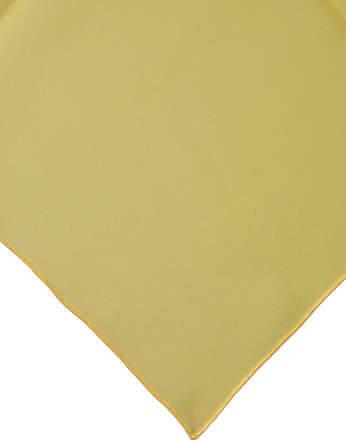 Yellow Silk Neck Wrap Square Foulard Scarf