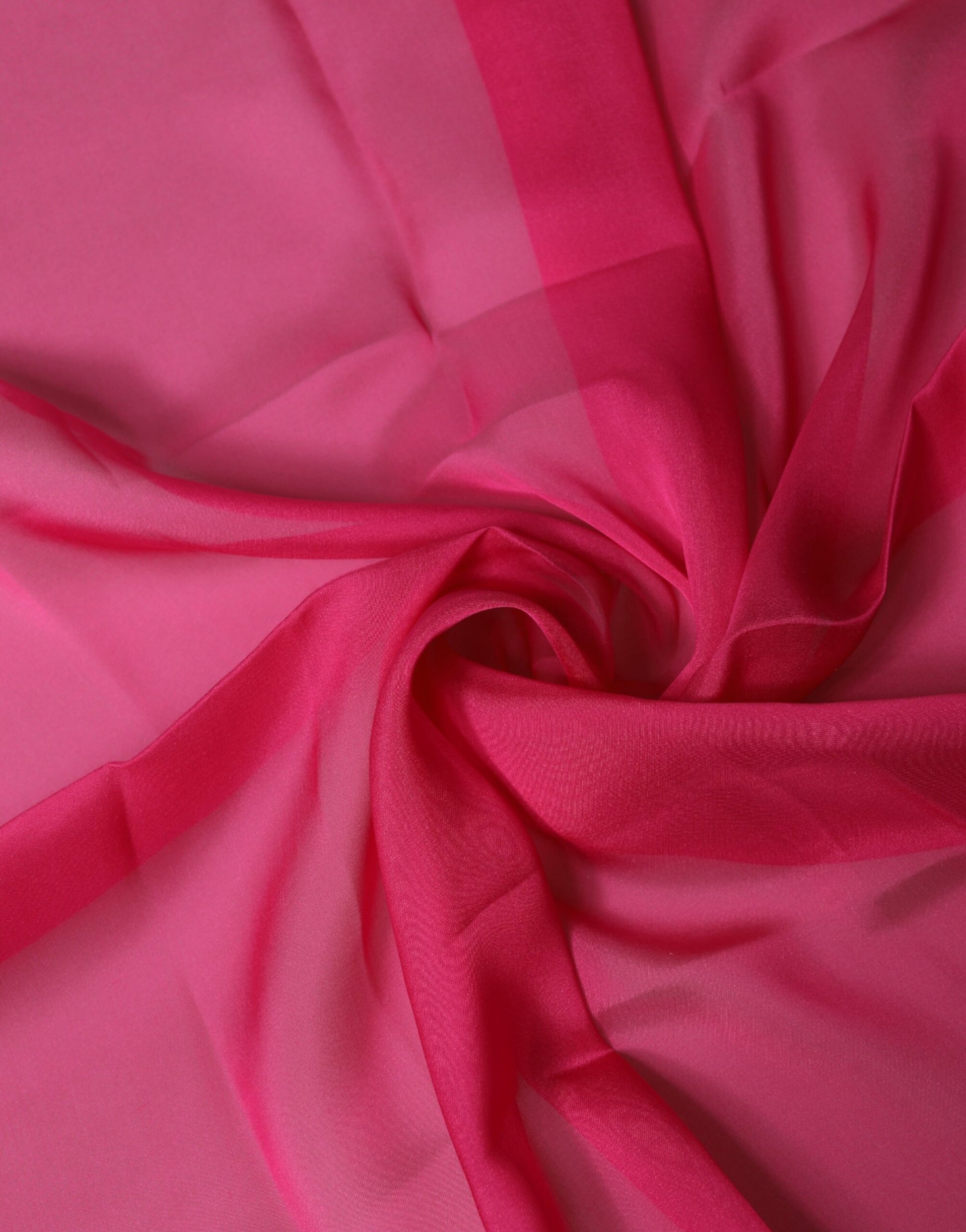 Pink Silk Neck Wrap Square Foulard Scarf
