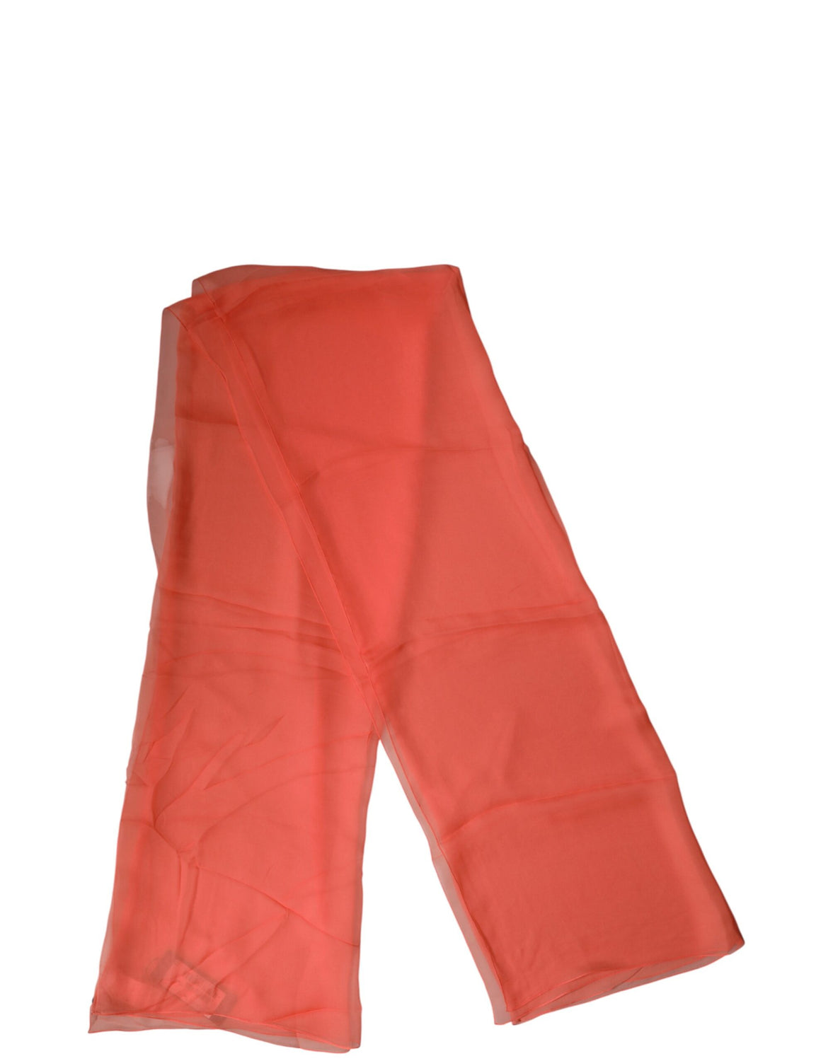 Orange Stole Silk Neck Wrap Shawl Men Scarf