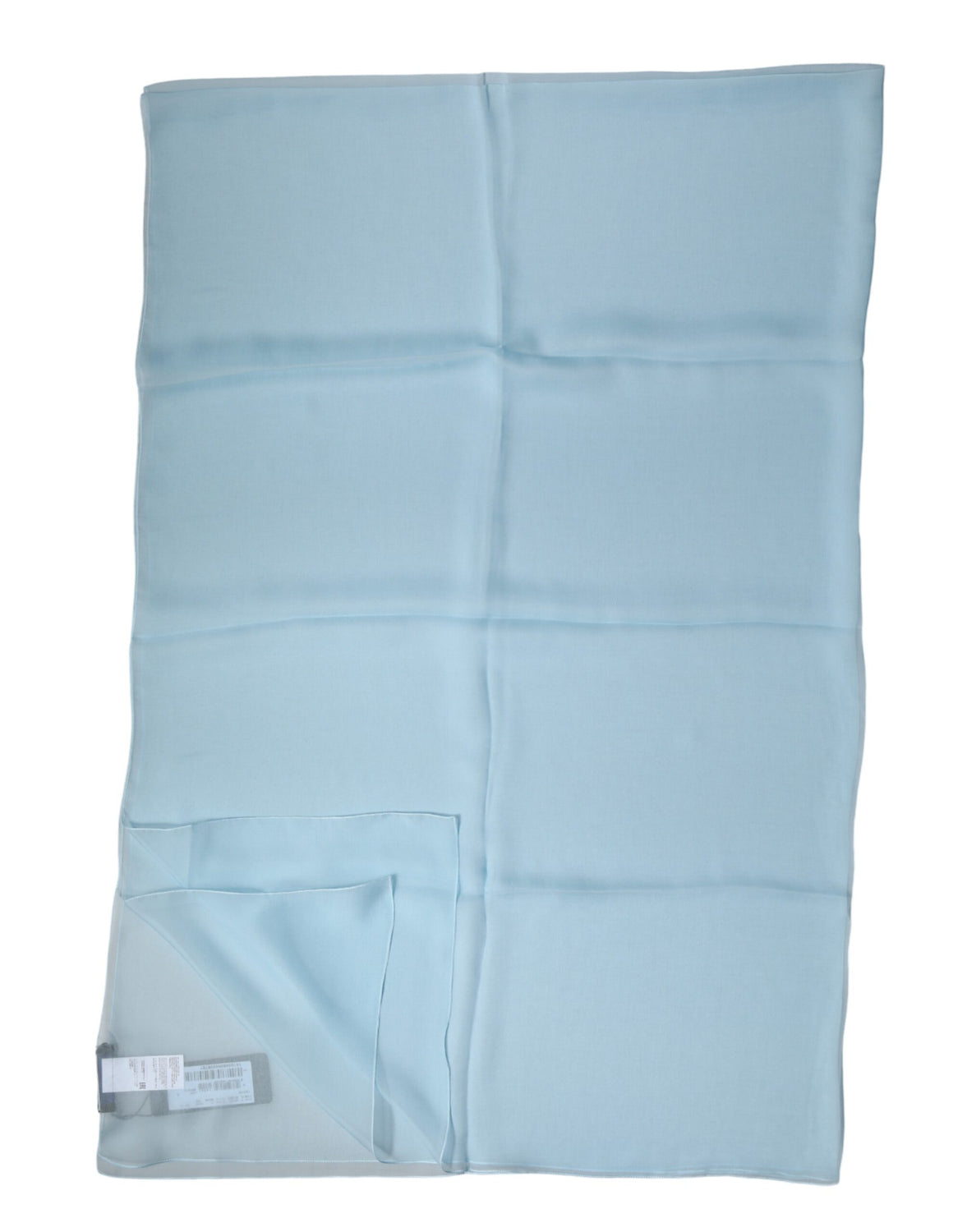 Light Blue Stole Silk Neck Wrap Shawl Scarf