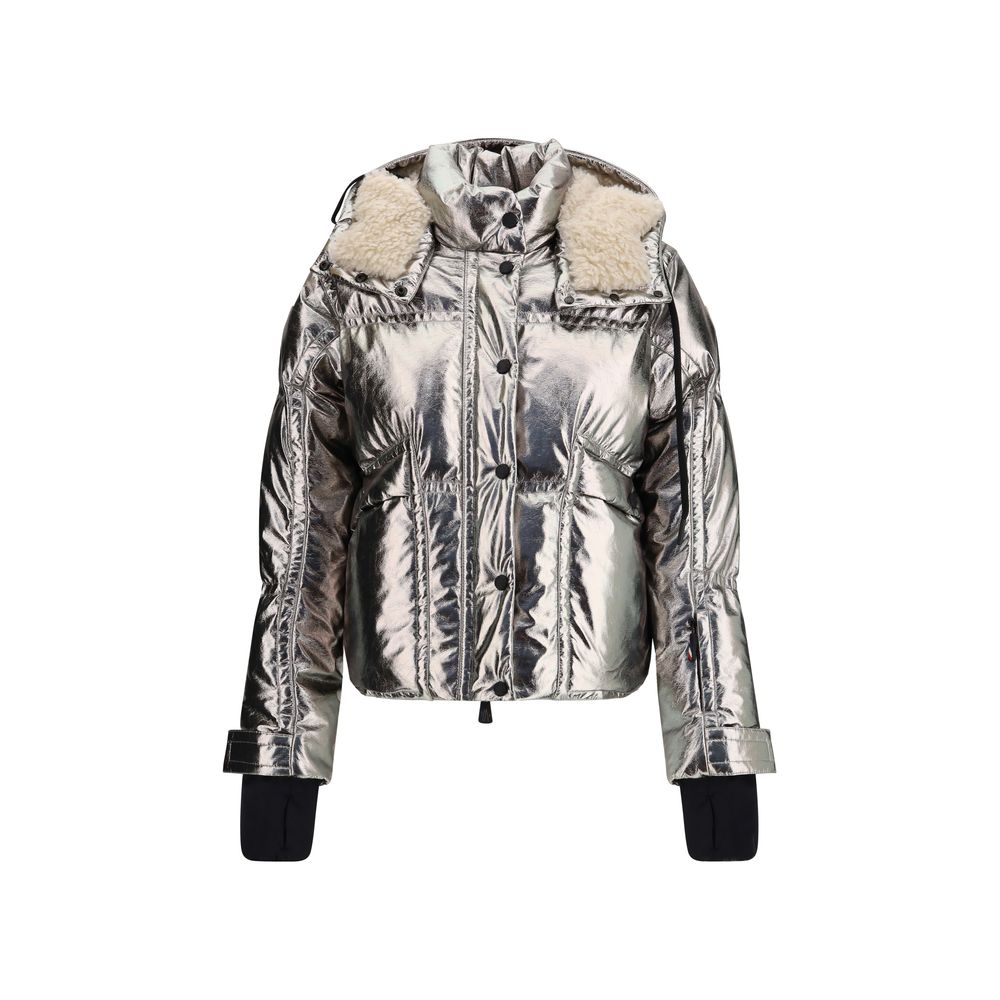 Silver Polyester Coat
