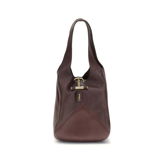 Brown Buffalo Leather Shoulder Bag