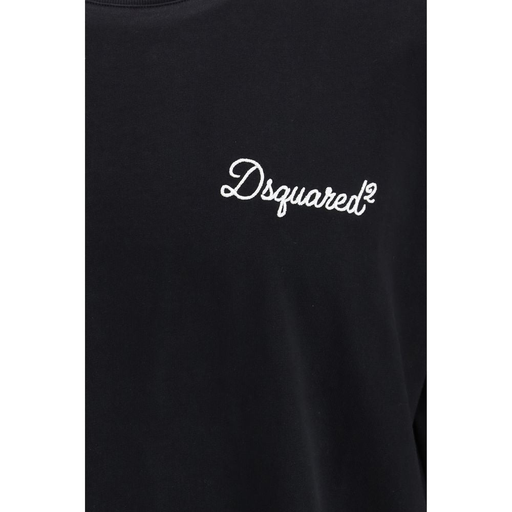 Black Cotton T-Shirt