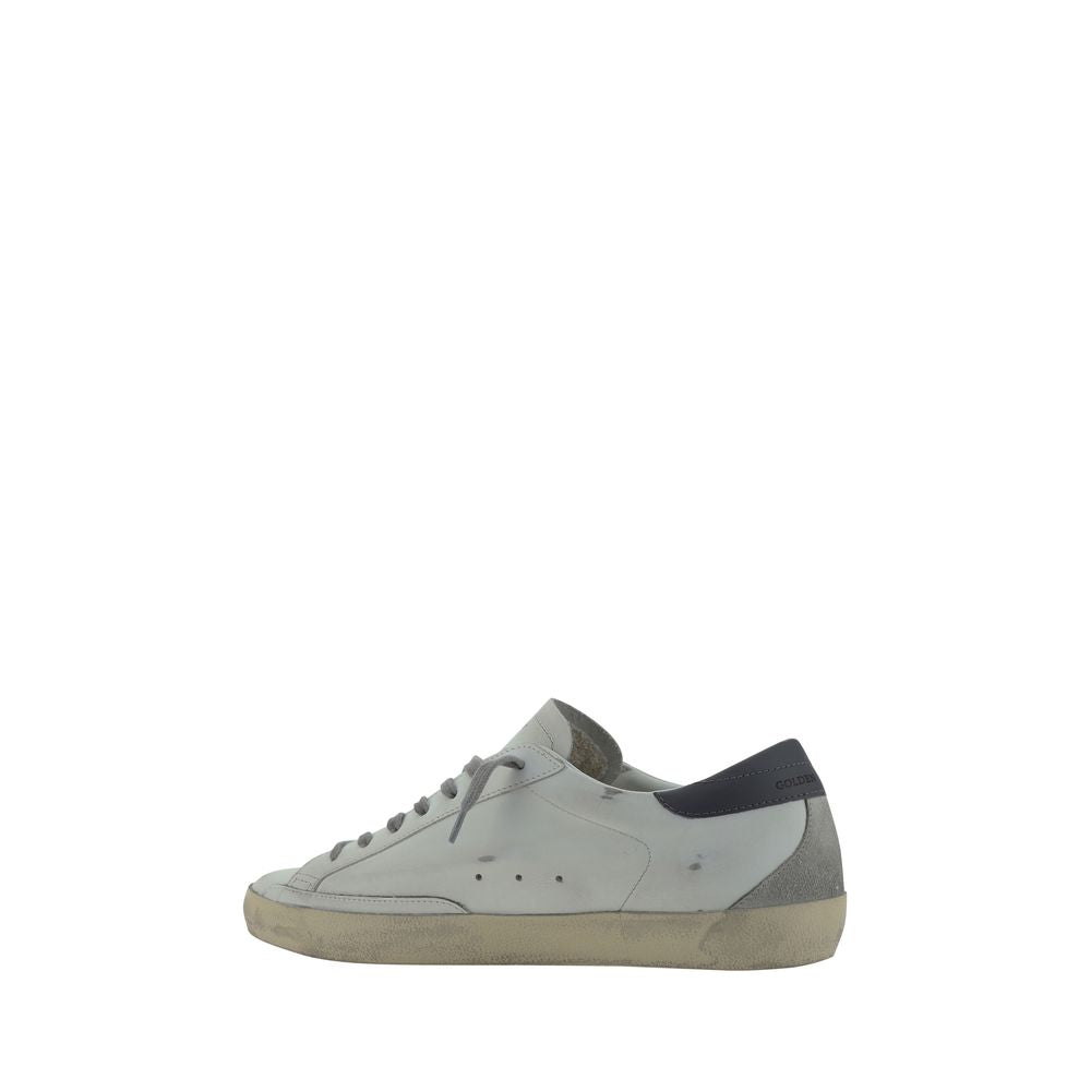 White Calf Leather Bos Taurus Low Top Sneakers