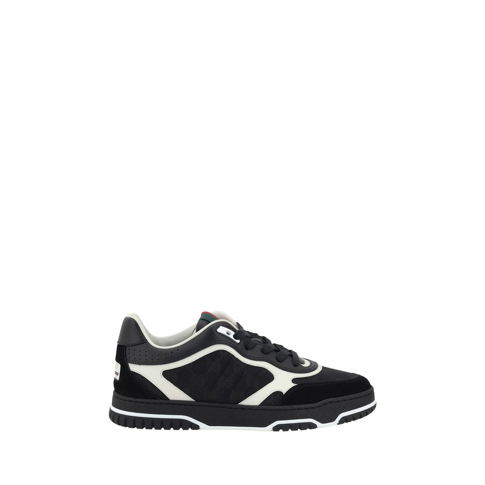 Black Fabric Low Top Sneakers