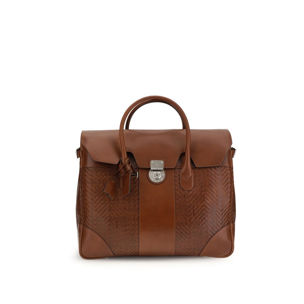 Brown Calf Leather Bos Taurus Shoulder Bag