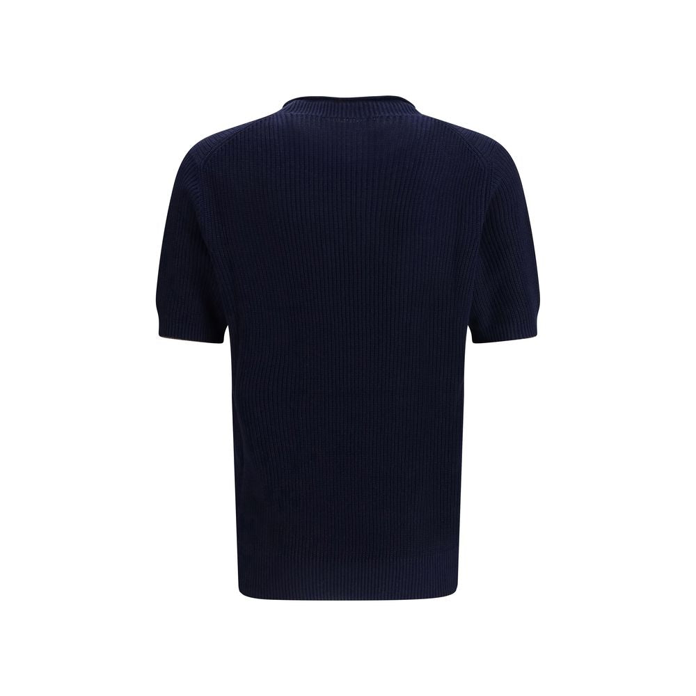 Blue Linen T-Shirt
