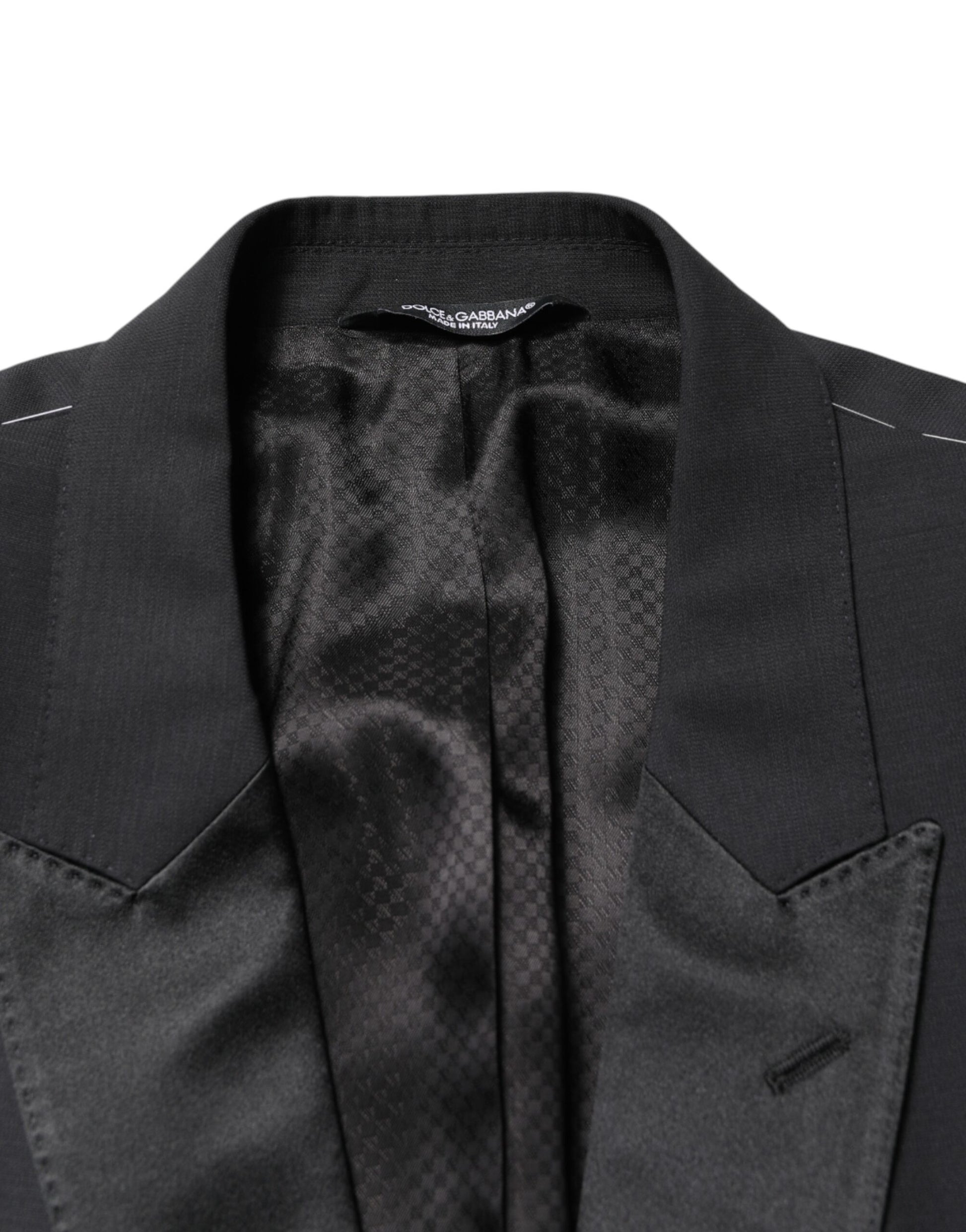 Black MARTINI Single Breasted Jacket Blazer