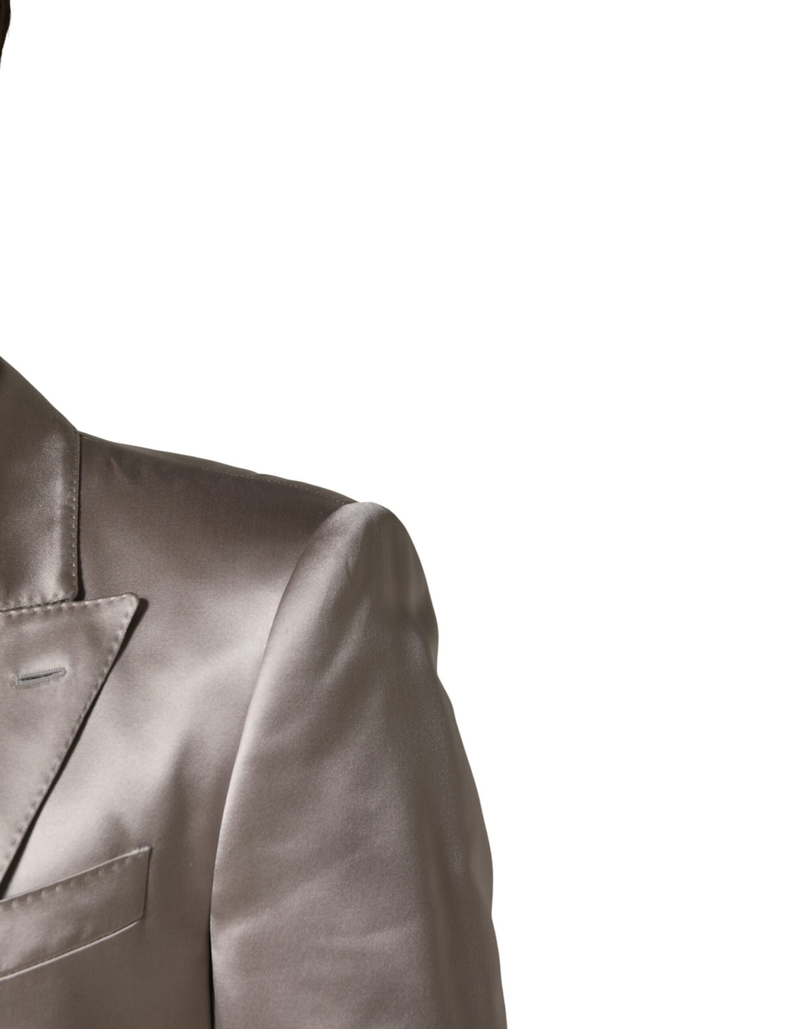 Silver SICILIA Single Breasted Jacket Blazer