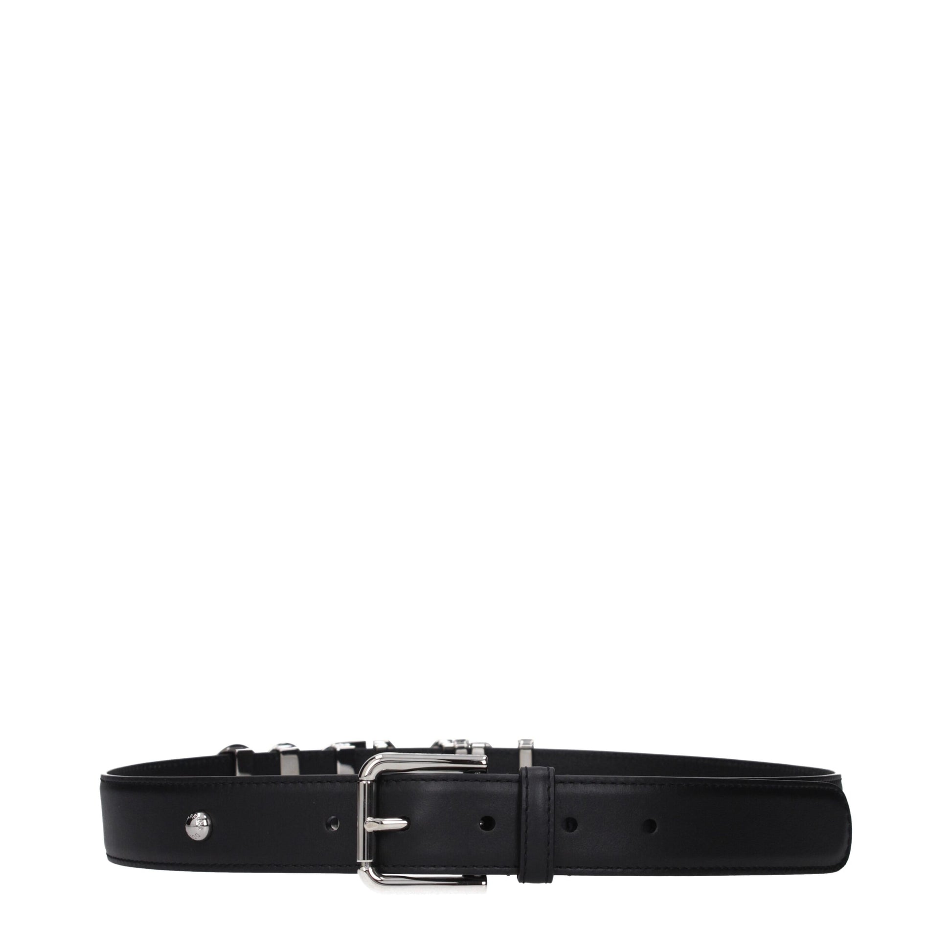 Black Leather Regular Belt