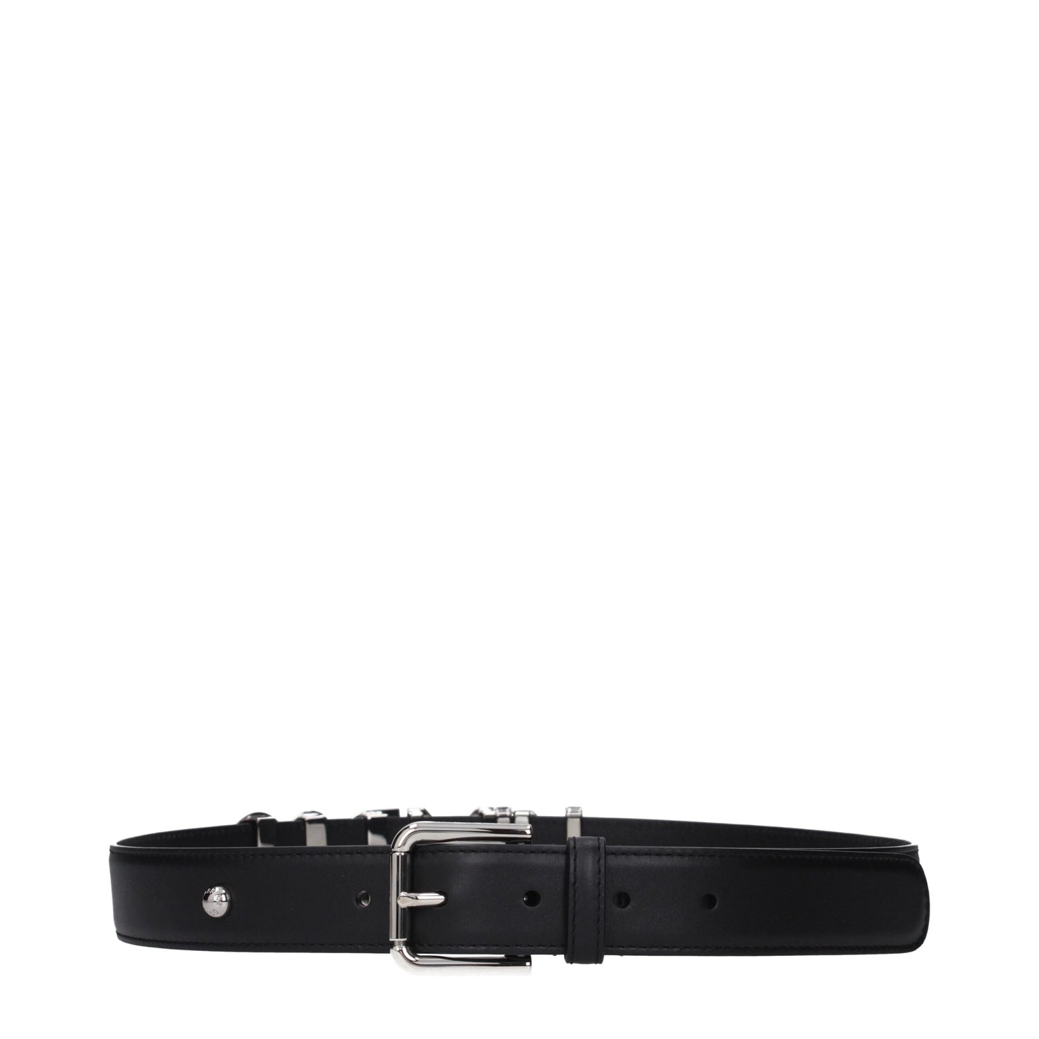Black Leather Regular Belt