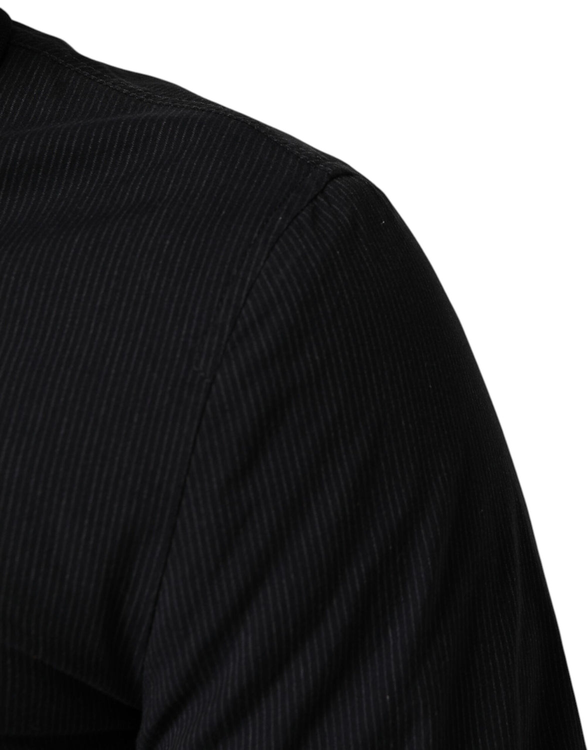 Dark Blue Cotton Full Zip Bomber Men Jacket