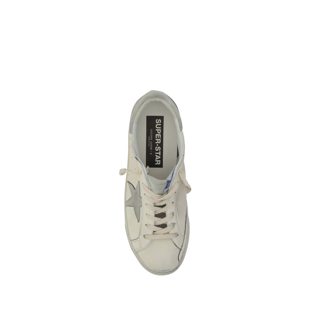 White Rubber Low Top Sneakers