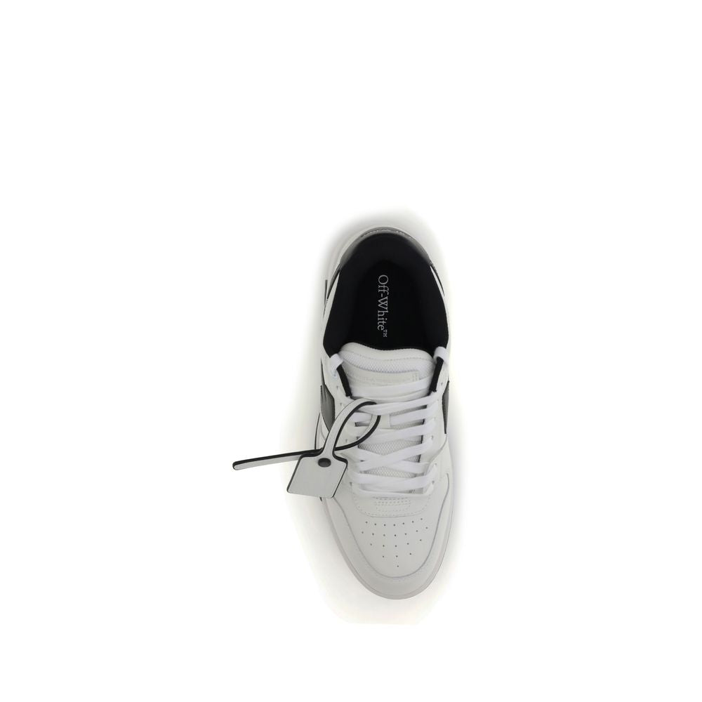 White Rubber Low Top Sneakers