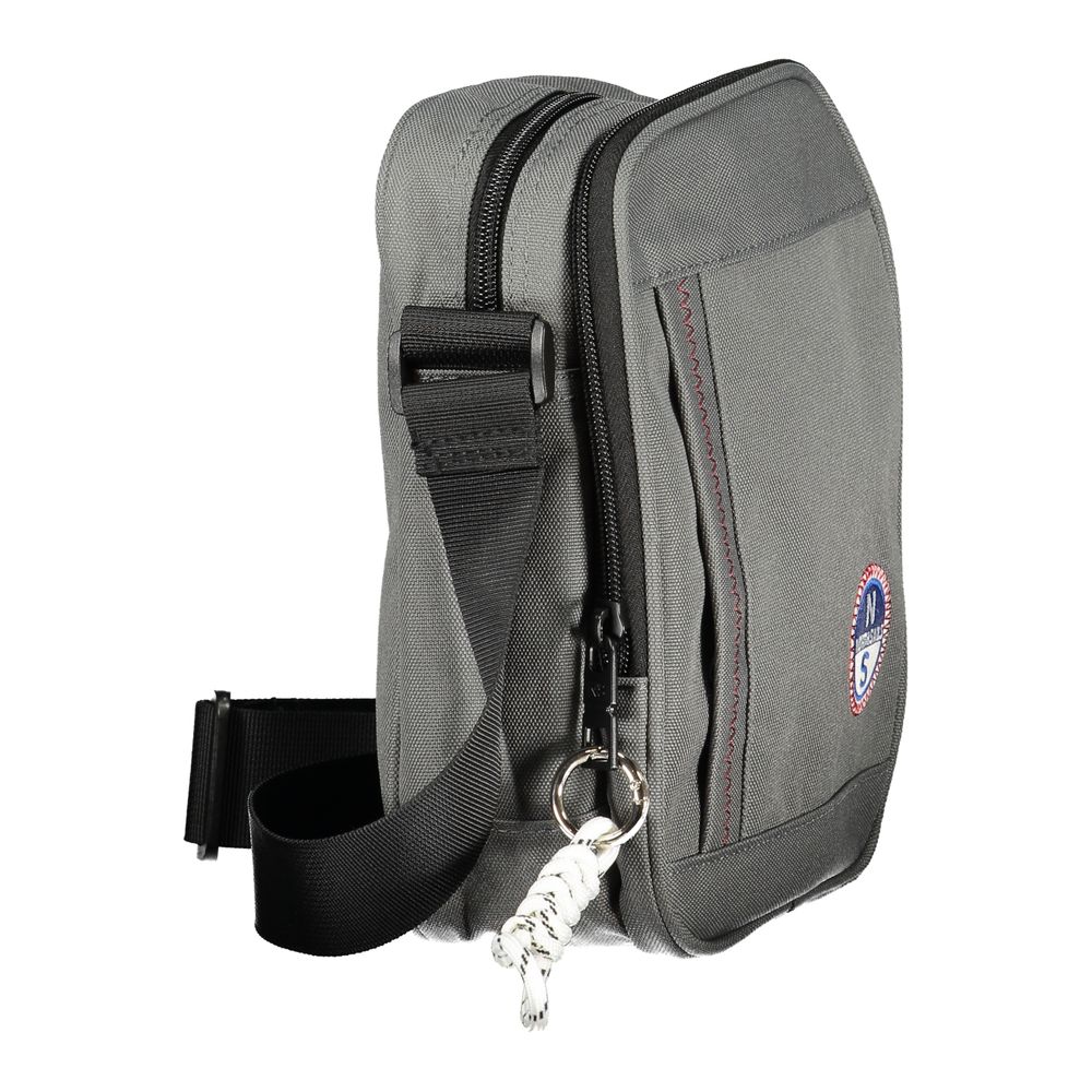 Grigio Polyester Men Shoulder Bag