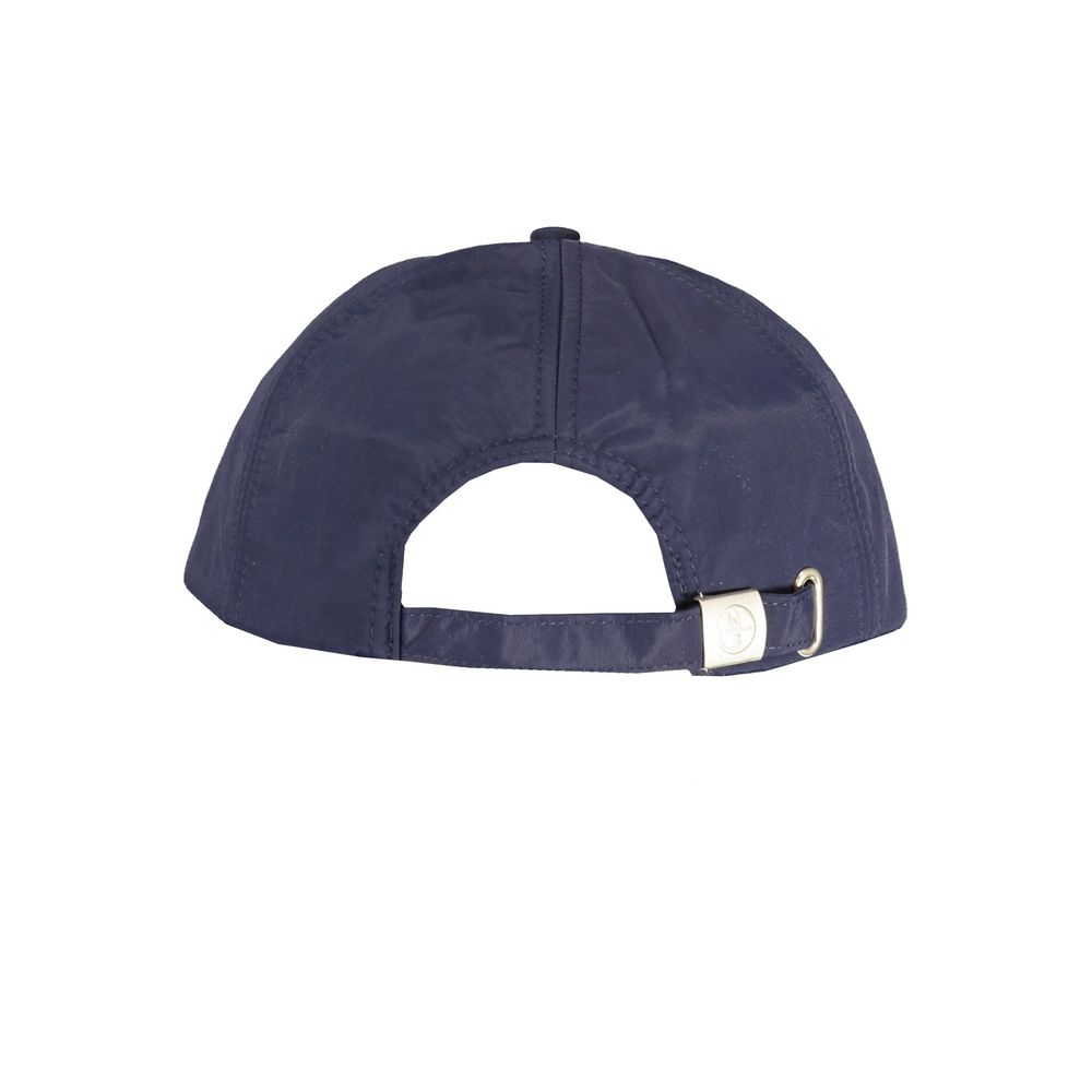 Blue Polyester Men's Cap