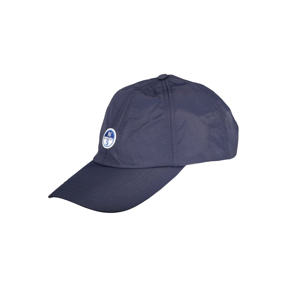 Blue Polyester Men's Cap