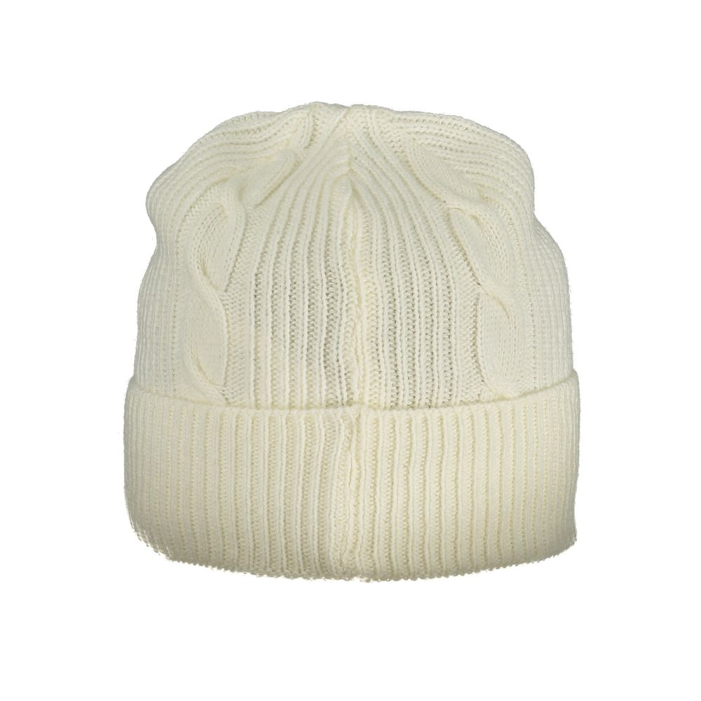 White Poliammide Women Cap