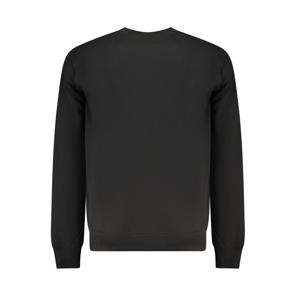Black Cotton Men's Sweatshirt