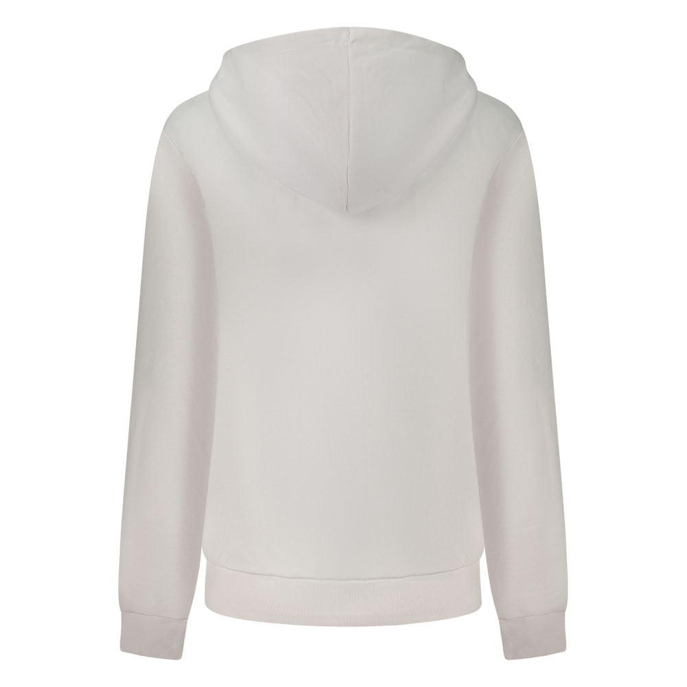 White Cotton Women's Hoodie