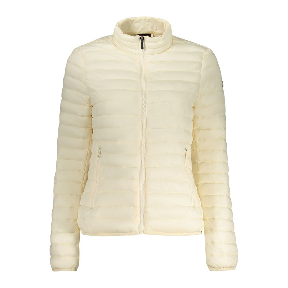 White Nylon Women Jacket