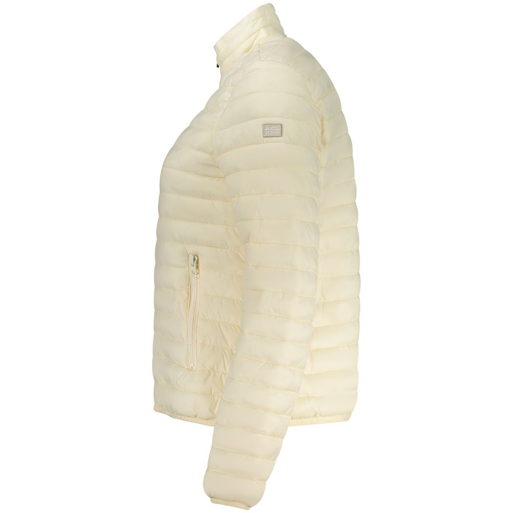 White Nylon Women Jacket