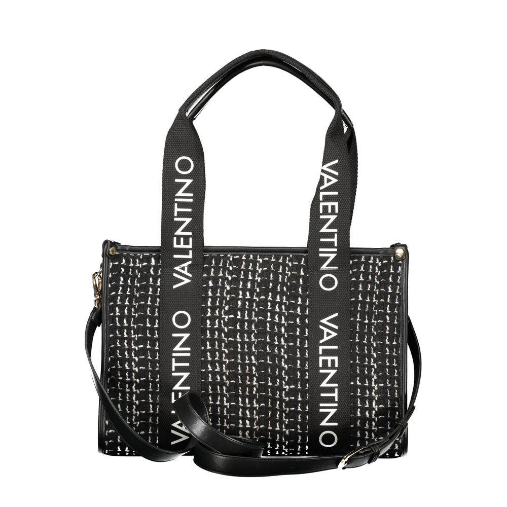 Black Polyester Women Bag