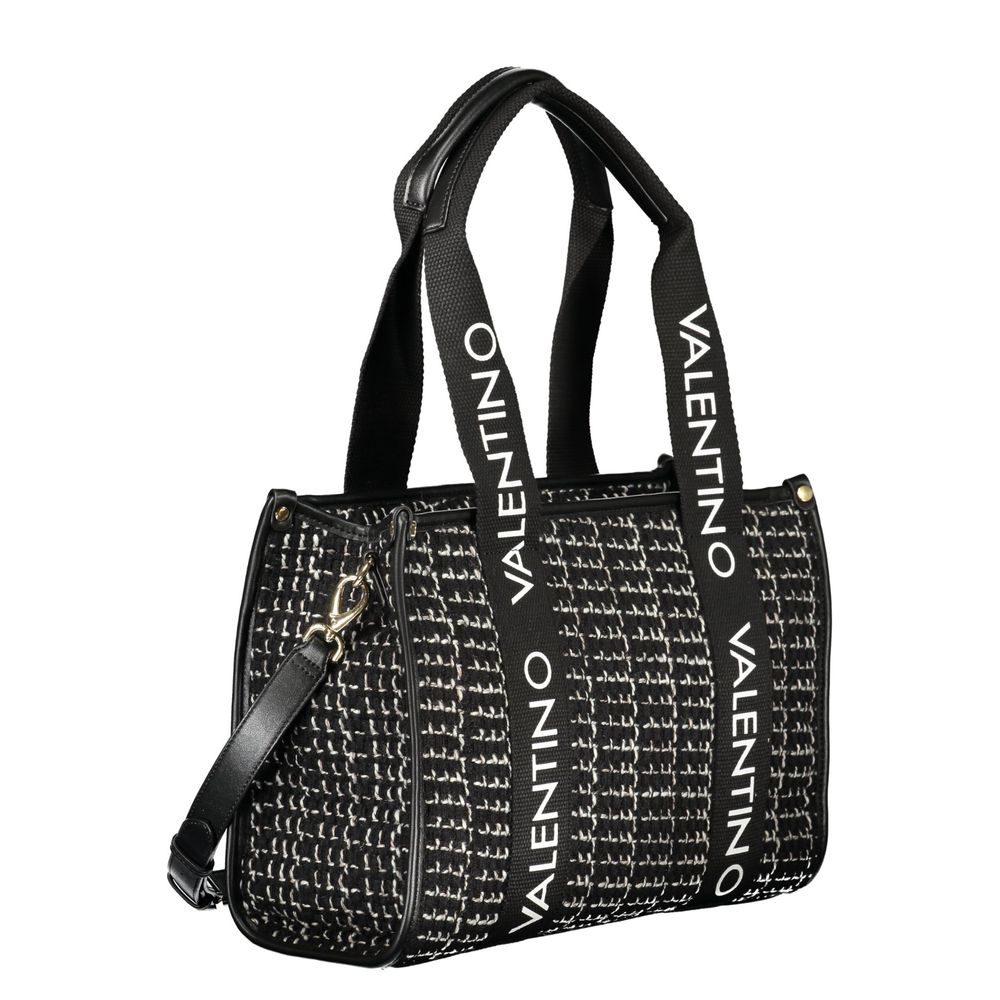 Black Polyester Women Bag