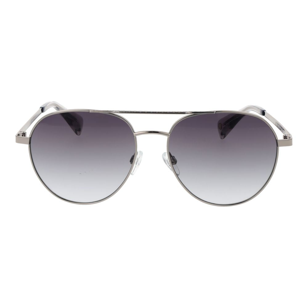Gray Metal Sunglasses
