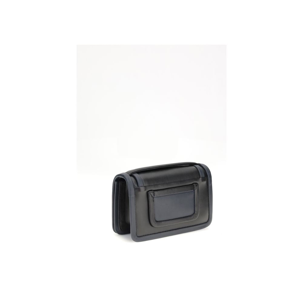 Black Calf Leather Bos Taurus Shoulder Bag